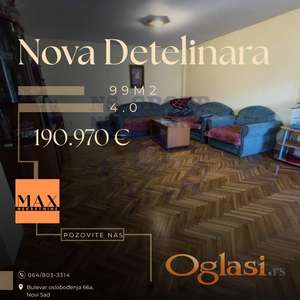 Odličan četvorosoban na Novoj Detelinari